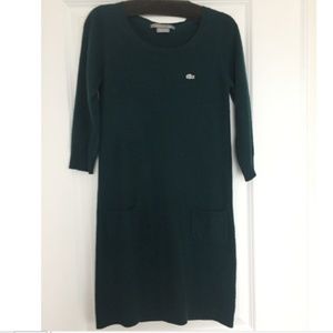Lacoste Cashmere Sweater Dress XS